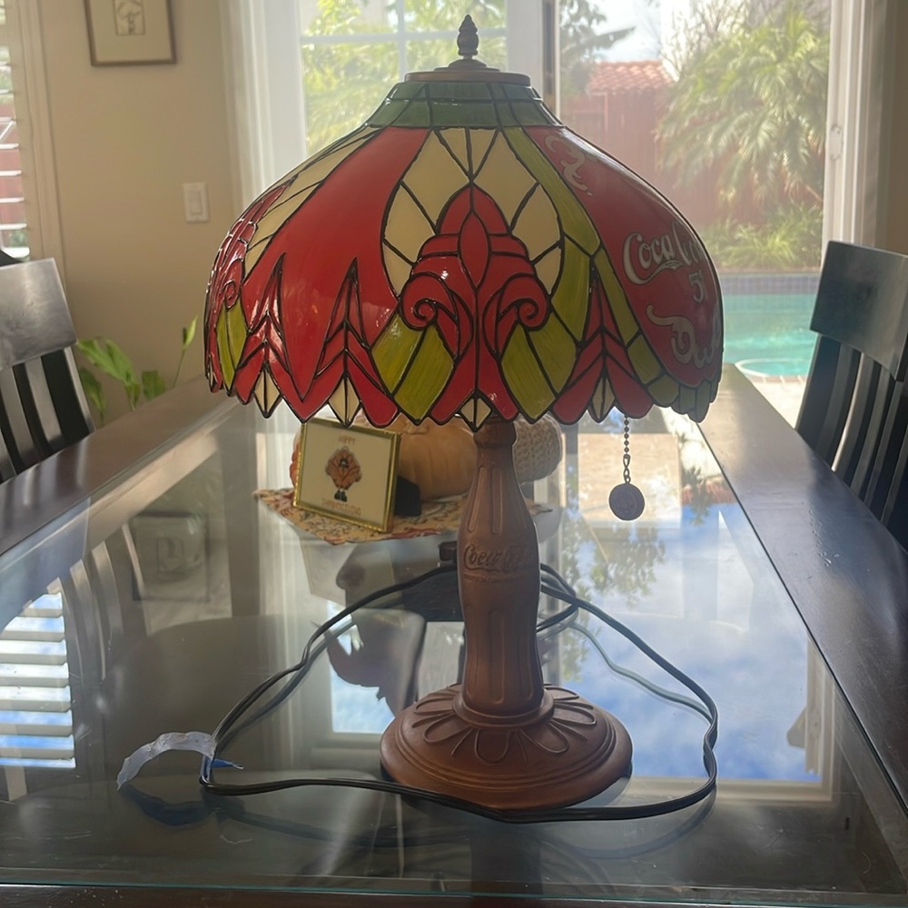 Vintage Coca Cola Lamp